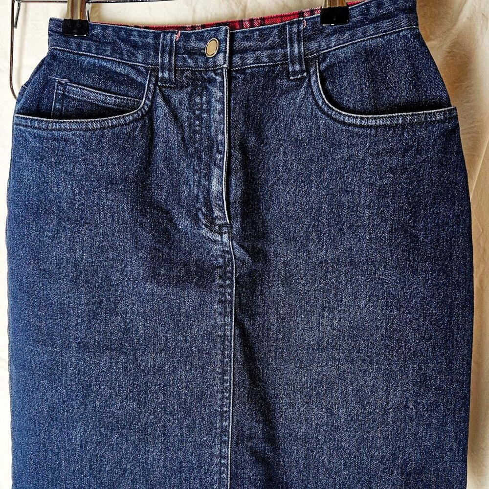 Vintage Denim Miniskirt